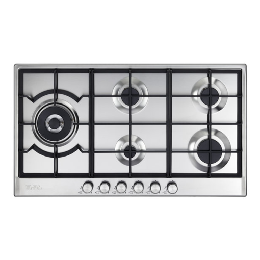 Elba 90CM Elio 5 Gas Burner Hob With Dual Burner