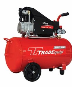 Tradequip Compressor 50l Hobby-air With 3 Piece Tool Kit