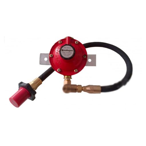 Safegas Red Low Pressure Inline Regulator Kit