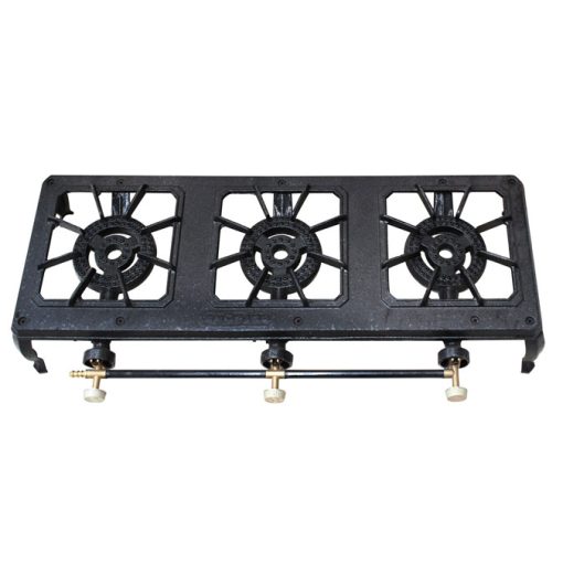 Safegas CA9 3 Burner Cast Iron Boiling Table