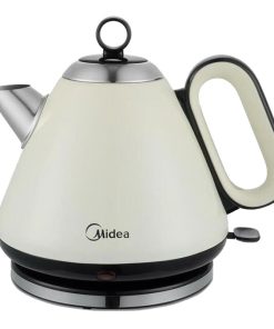 Midea Teapot Style 1.7lt Cream Kettle