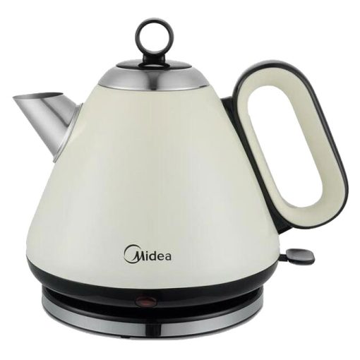 Midea Teapot Style 1.7lt Cream Kettle