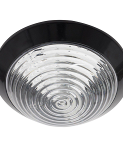 Bright Star Black Bulkhead Light Fitting (BH066)