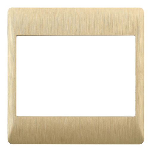 Brushed Gold 4X4 Wall Socket Cover