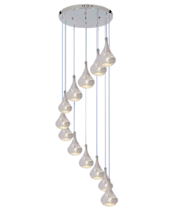 Bright Star PEN833/12 Chrome Ceiling Light