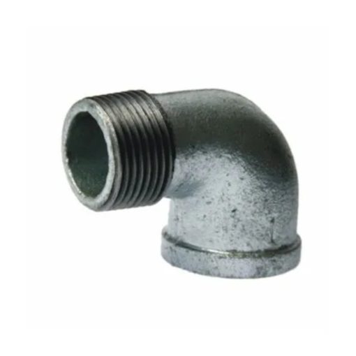 Male x Female 10mm Galvanised Elbow