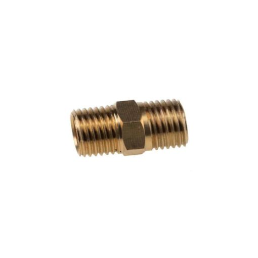 Hex Nipple Brass 1/2 122-8