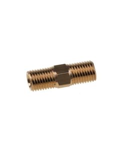 Hex Nipple Brass 1/4 122-4