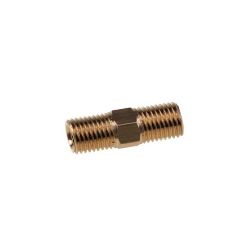 Hex Nipple Brass 1/4 122-4