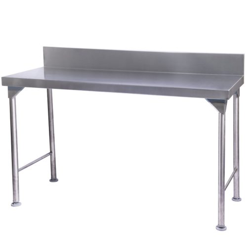 Stainless Steel Table with Splashback