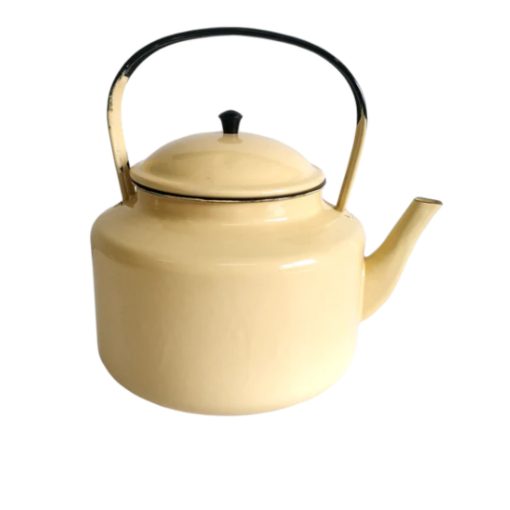 Kango Enamel 6.8L Cream Kettle