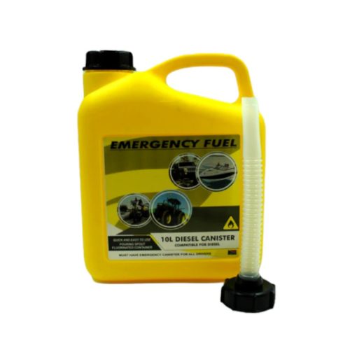 10L Fuel Jerry Can Plastic Diesel Yellow