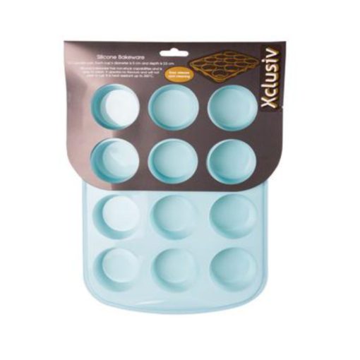 Hubbe Bakeware Silicone Cup-Cake Pan 12-Hole