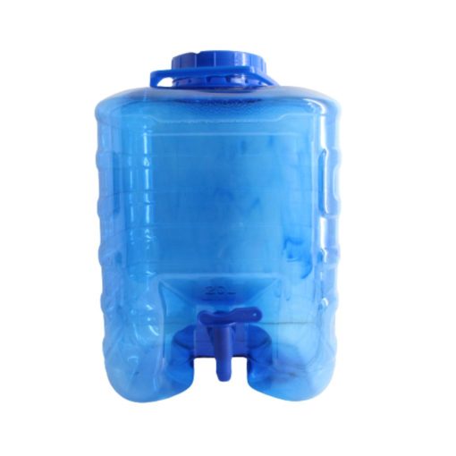 20L Dark Blue Square Bottle