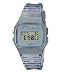 Casio Semi Trans Square Grey (F91WS8DF)