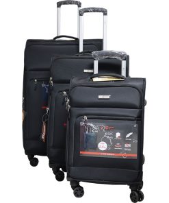 Travel Mate HD Nylon Lightweight Spinner Case (Black)