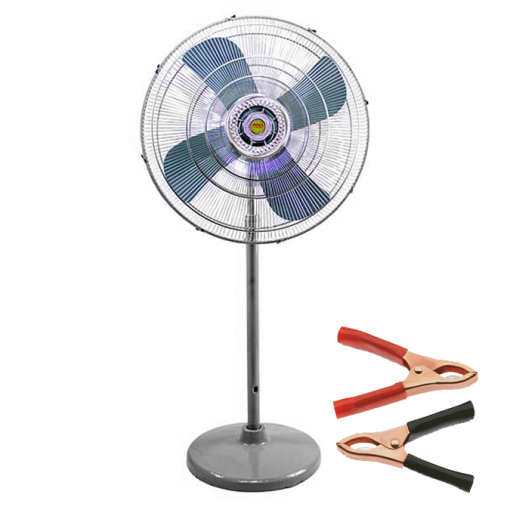 12v Battery DC Industrial Floor Fan