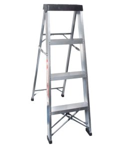 Tradequip 4 Step Aluminium Ladder (TOOL1207)