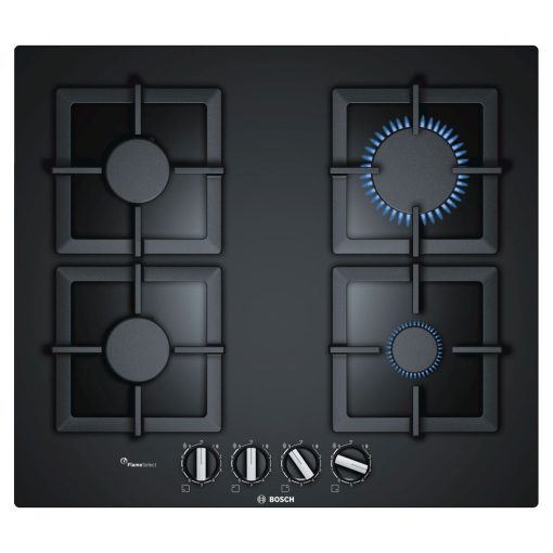 Bosch Series 6 Gas Hob 60cm Tempered Glass (Black)