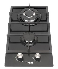 Totai 2 Burner Gas Hob Gas on Glass